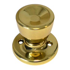 Weiser NA12 Beverly Dummy Knob  - Polished Brass