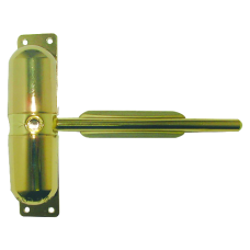 ASTRA DOOR Gibcloser Spring Action Door Closer  - Polished Brass