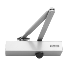 BRITON 2003 Size 3 Overhead Door Closer Silver  - Silver Enamelled