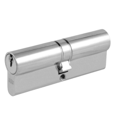 UNION 2X18 Euro Double Cylinder 85mm 42.5/42.5 37.5/10/37.5 Keyed To Differ  - Satin Chrome