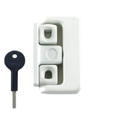 YALE 8K101 Window Swing Lock  1 Lock + 1 Key  - White