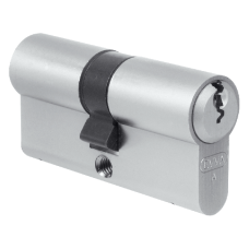 EVVA A5 DZ Off-Set Euro Double Cylinder 82mm 31-51 26-10-46 Keyed To Differ - Nickel Plated