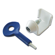 YALE 121 Transom Window Lock  - White