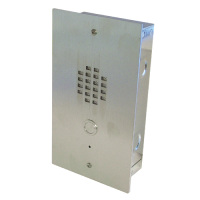 VIDEX VR1S Audio 1 Way Vandal Resistant Intercom Panel Flush  - Stainless Steel