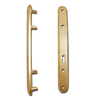 KICKSTOP 9601 300mm LockGuard  UK - Polished Brass