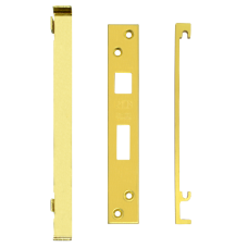 UNION 2968 Rebate To Suit L2244E, 224402 & 224403/4/5/6 Sashlocks 13mm PL - Polished Lacquered Brass
