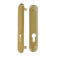 KICKSTOP 9600 188mm LockGuard  Euro - Polished Brass