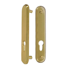 KICKSTOP 9600 188mm LockGuard  Euro - Polished Brass