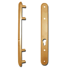 KICKSTOP 9601 300mm LockGuard  Euro - Polished Brass