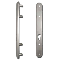 KICKSTOP 9601 300mm LockGuard  Euro - Satin Chrome