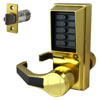 DORMAKABA Simplex L1000 Series L1011 Digital Lock Lever Operated  Left Handed LL1011-03 - Polished Brass