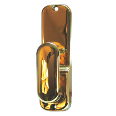 CODELOCKS CL200 Series Back Plate To Suit 2255 B255  - Polished Brass