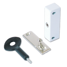 YALE 118 Automatic Window Snap Lock  - White