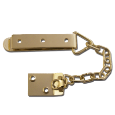 YALE 1040 Door Chain  - Polished Brass