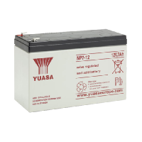 YUASA 12VDC Battery 1.2 Amp - Chrome Plated