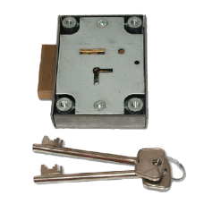 G&C Gun Cabinet Lock  7 Lever - Zinc Plated