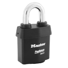 MASTER LOCK Pro-Series Padlock 67mm Open Shackle 6627WO - Black