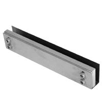 ADAMS RITE 1354-0306 Glass Door Bracket  - Silver