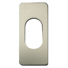 SOUBER TOOLS UE2 Slim Oval Escutcheon SA Stick On - Anodised Aluminium