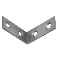 A PERRY AS320 Corner Brace 38mm  - Satin Chrome