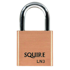 SQUIRE Lion Range  Open Shackle Padlocks 30mm Keyed To Differ  - Brass