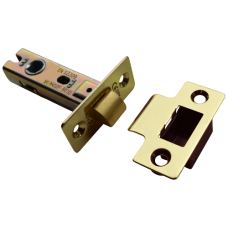 ASEC Vital Tubular Latch 75mm - Polished Brass