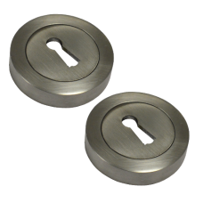 ASEC Vital Concealed Fixing Escutcheon Lock - Satin Chrome Plated