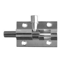 ASEC VITAL 25mm Wide Straight Barrel Bolt 38mm - Chrome Plated