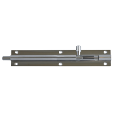 ASEC VITAL 25mm Wide Straight Barrel Bolt 150mm - Chrome Plated