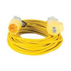 Extension Lead Yellow 2.5mm2 16A 14m (110V)