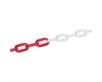 Plastic Chain (6mm x 5m Red/White)