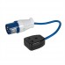 16A-13A Fly Lead Converter (16A Plug to 13A Socket)