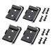 Quick-Release Workbench Caster Plates 4pk (2-3/4 x 3-3/4in)