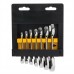 Stubby Ratchet Spanner Set 7 pieces (8 - 19mm)