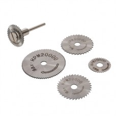 HSS Saw Disc Set 6 pieces (22, 25, 32, 35 & 44mm)