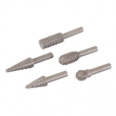 Rotary Rasp Set 5 pieces (6.35mm Shank)