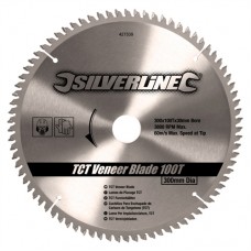 TCT Veneer Blade 100T (300 x 30 - 25, 20, 16mm Rings)