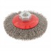 Stainless Steel Crimp Bevel Brush (100mm - M14)