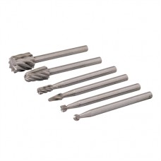 Rotary Tool HSS Burr Set 6 pieces (2, 3, 5, 7mm Dia)