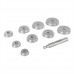 Bearing Race & Seal Driver Kit 10 pieces (40 - 81mm)