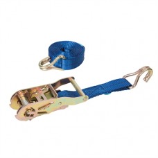 Ratchet Tie Down Strap J-Hook (3m x 25mm - Rated 350kg Capacity 700kg)