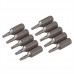 T10 Cr-V Screwdriver Bits 10pk (T10)