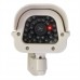 Solar-Powered Dummy CCTV Camera with LED (Solar-Powered)