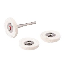 Silverline Rotary Tool Loose Leaf Buffing Wheel Kit 4 pieces (25mm Dia)