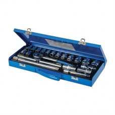 Socket Wrench Set 1/2in Drive Metric 21 pieces (21 pieces)