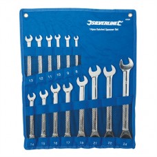 Fixed Head Ratchet Spanner Set 14 pieces (8 - 24mm)