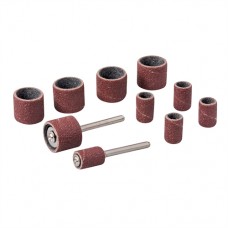 Rotary Tool Drum Sanding Kit 12 pieces (6.35mm (1/4in) & 12.70mm (1/2in))