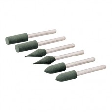 Rotary Tool Rubber Polishing Point Set 6 pieces (6mm Dia)