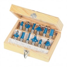 1/2in TCT Router Bit Set 12 pieces (1/2in)