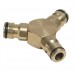 3-Way Connector Brass (1/2in Male)